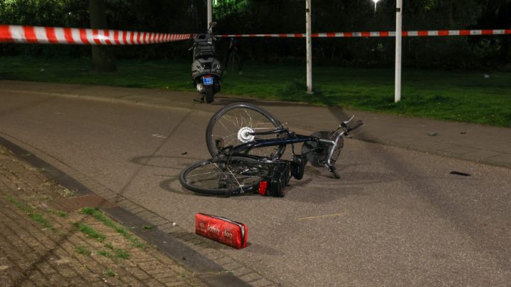 Fietser gewond na botsing met scooter